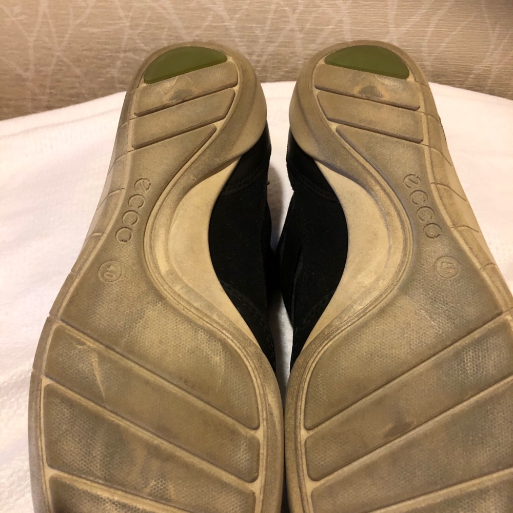 Ecco Gray Comfort Foam Strapped Slip On Sneakers - Picture 6 of 8